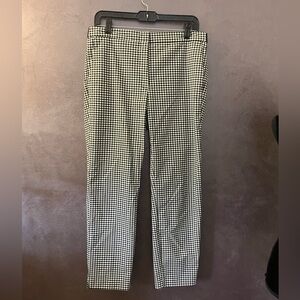 Zara Women's Monochrome Check Pants